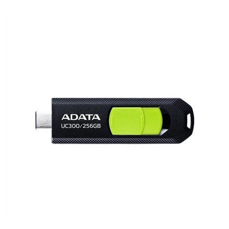 ADATA | FlashDrive | UC300 | 256 GB | USB 3.2 Gen 1 | Black/Green